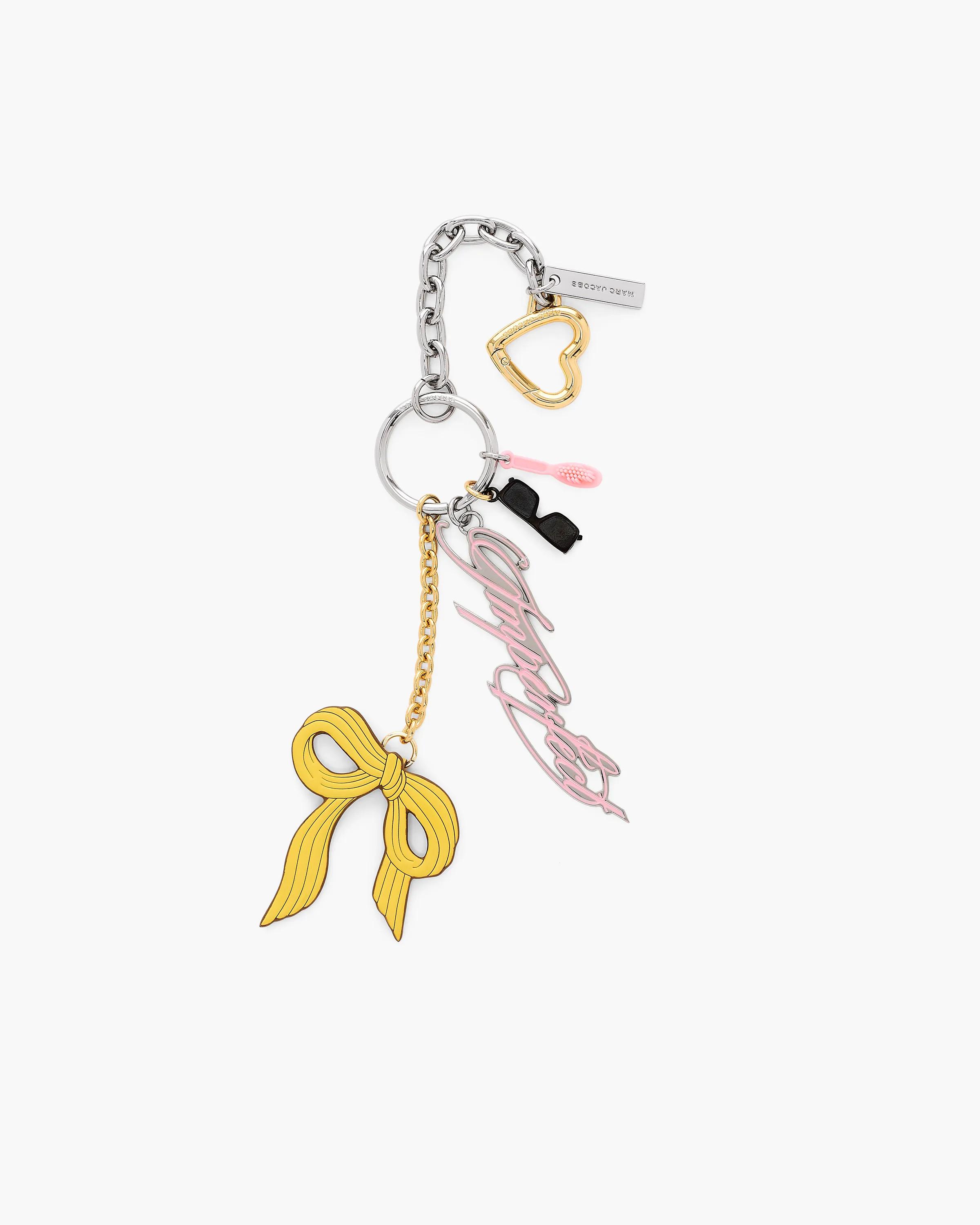 MARC JACOBS Marc Jacobs The Perfect Imperfect Bag Charm in Nickel　MARC JACOBS マーク ジェイコブス ザ パーフェクト インパーフェクト バッグ チャーム (ニッケル) MARC