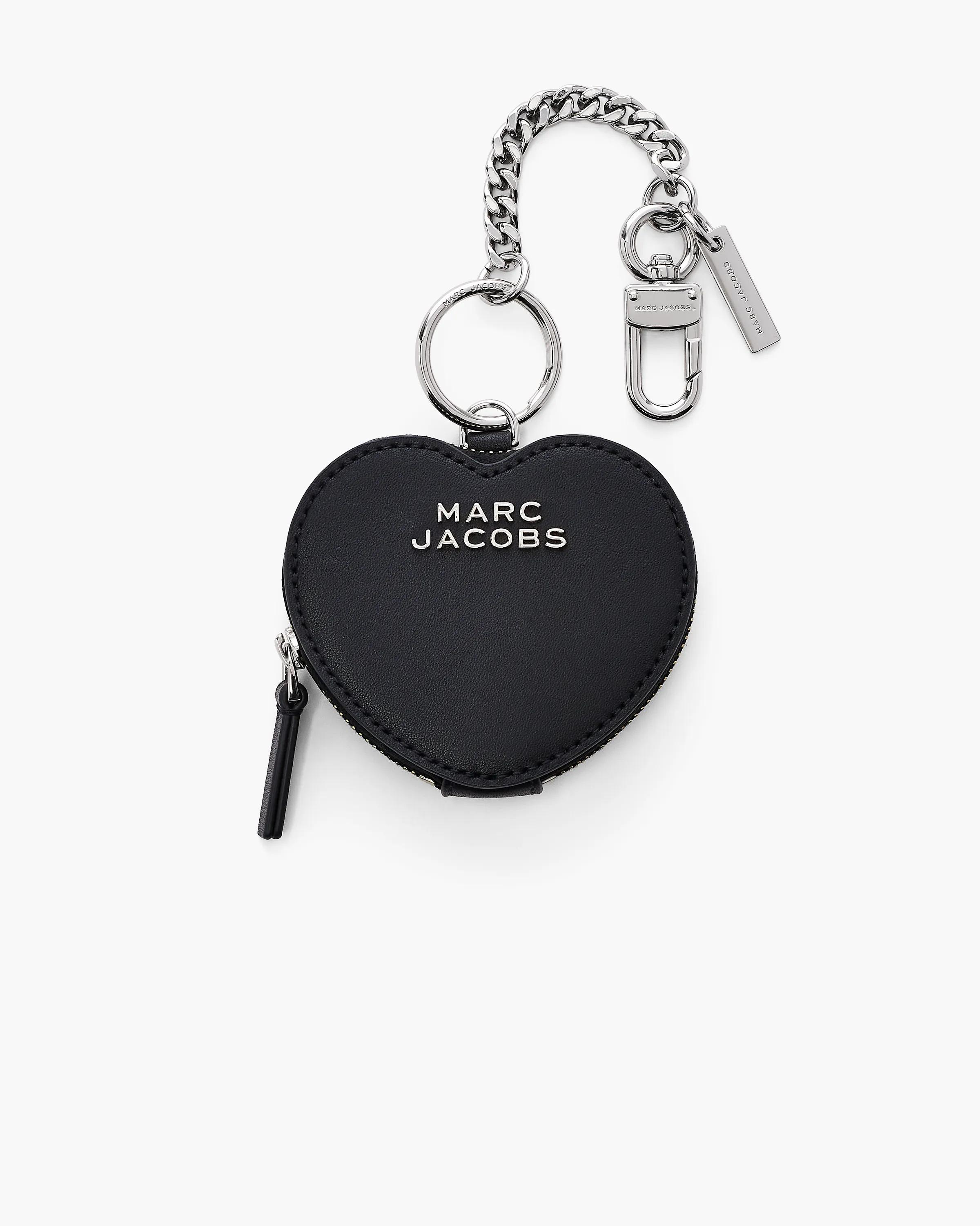 MARC JACOBS Marc Jacobs The Heart Pouch Bag Charm in Black　MARC JACOBS マーク ジェイコブス ザ ハート ポーチ バッグ チャーム ブラック MARC