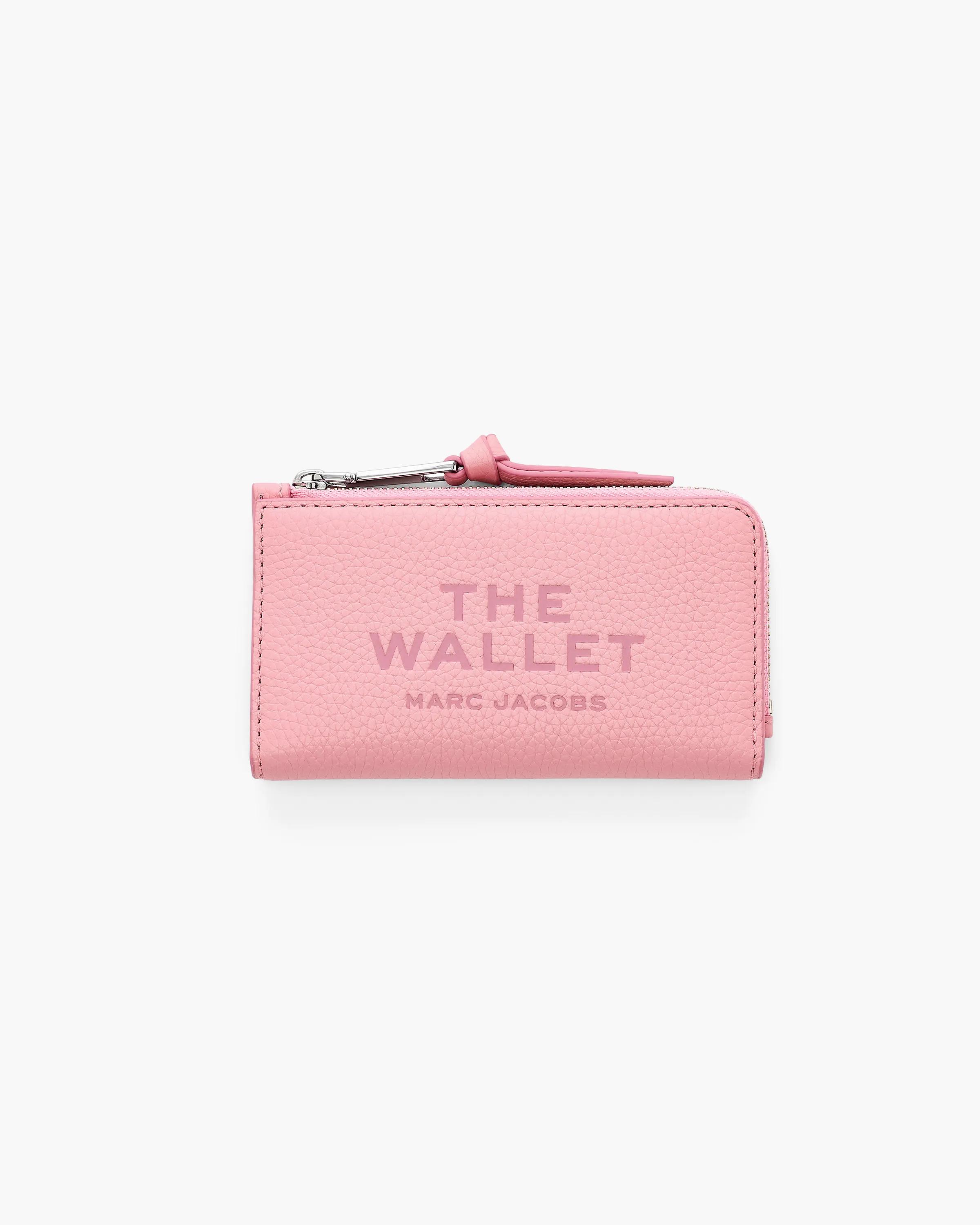 MARC JACOBS Marc Jacobs The Leather Slim Wallet in Ribbon Pink　MARC JACOBS マーク ジェイコブス ザ レザー スリム ウォレット リボン ピンク MARC
