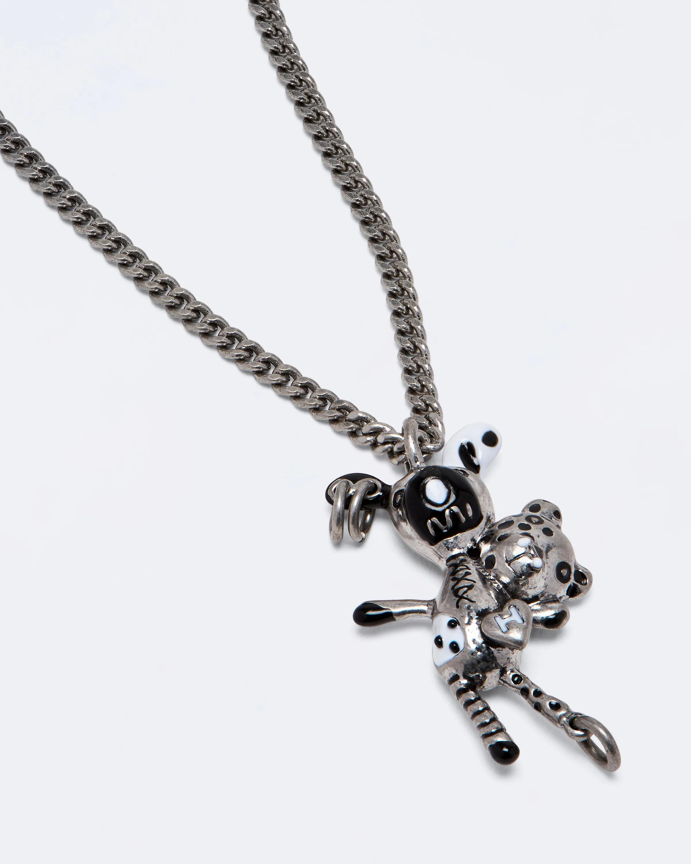 MARC JACOBS Marc Jacobs Teddy Pendant in Aged Silver　MARC JACOBS マーク ジェイコブス テディ ペンダント エイジド シルバー MARC