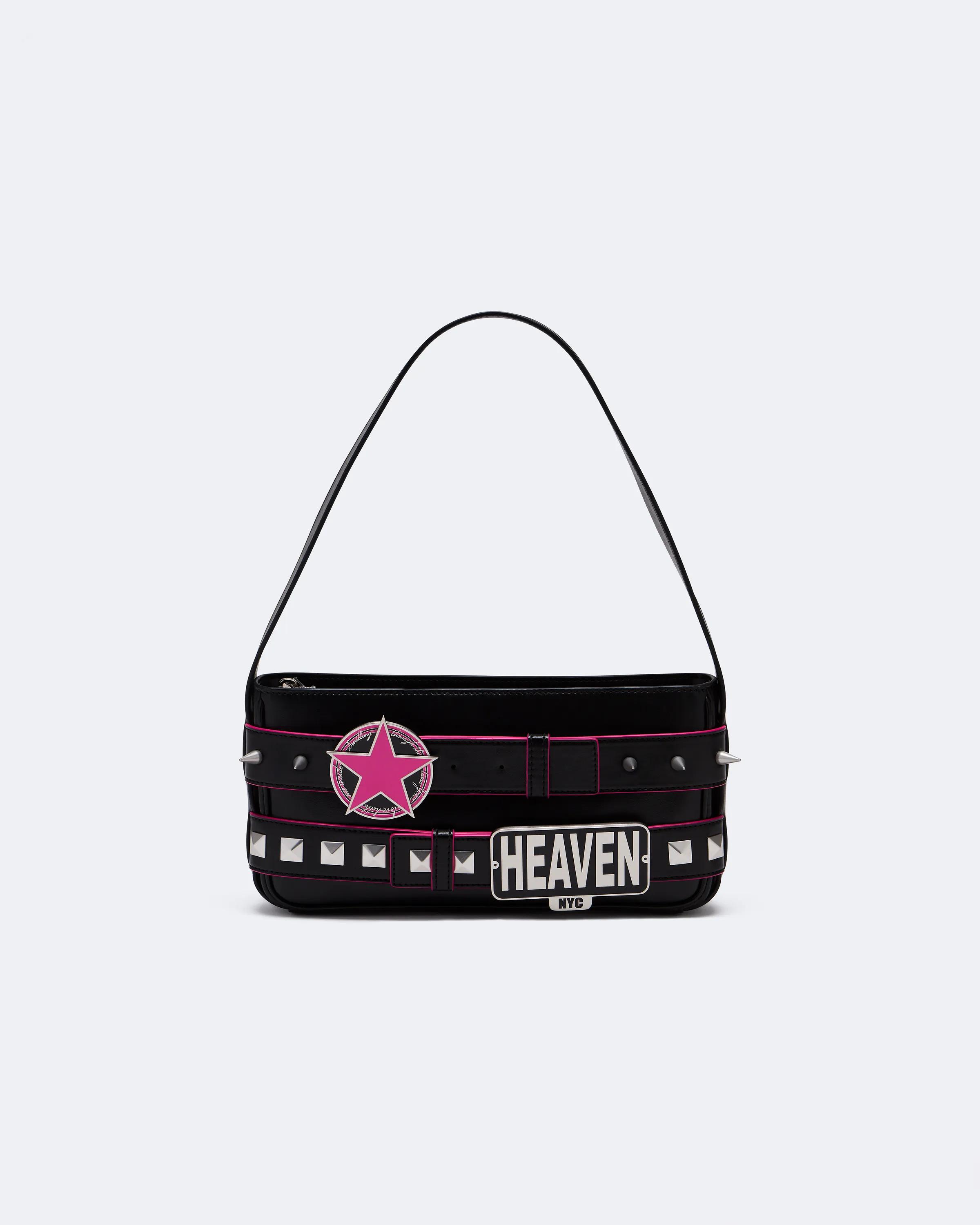 MARC JACOBS Marc Jacobs Leather Belt Shoulder Bag in Black　MARC JACOBS マークジェイコブス レザーベルトショルダーバッグ ブラック MARC
