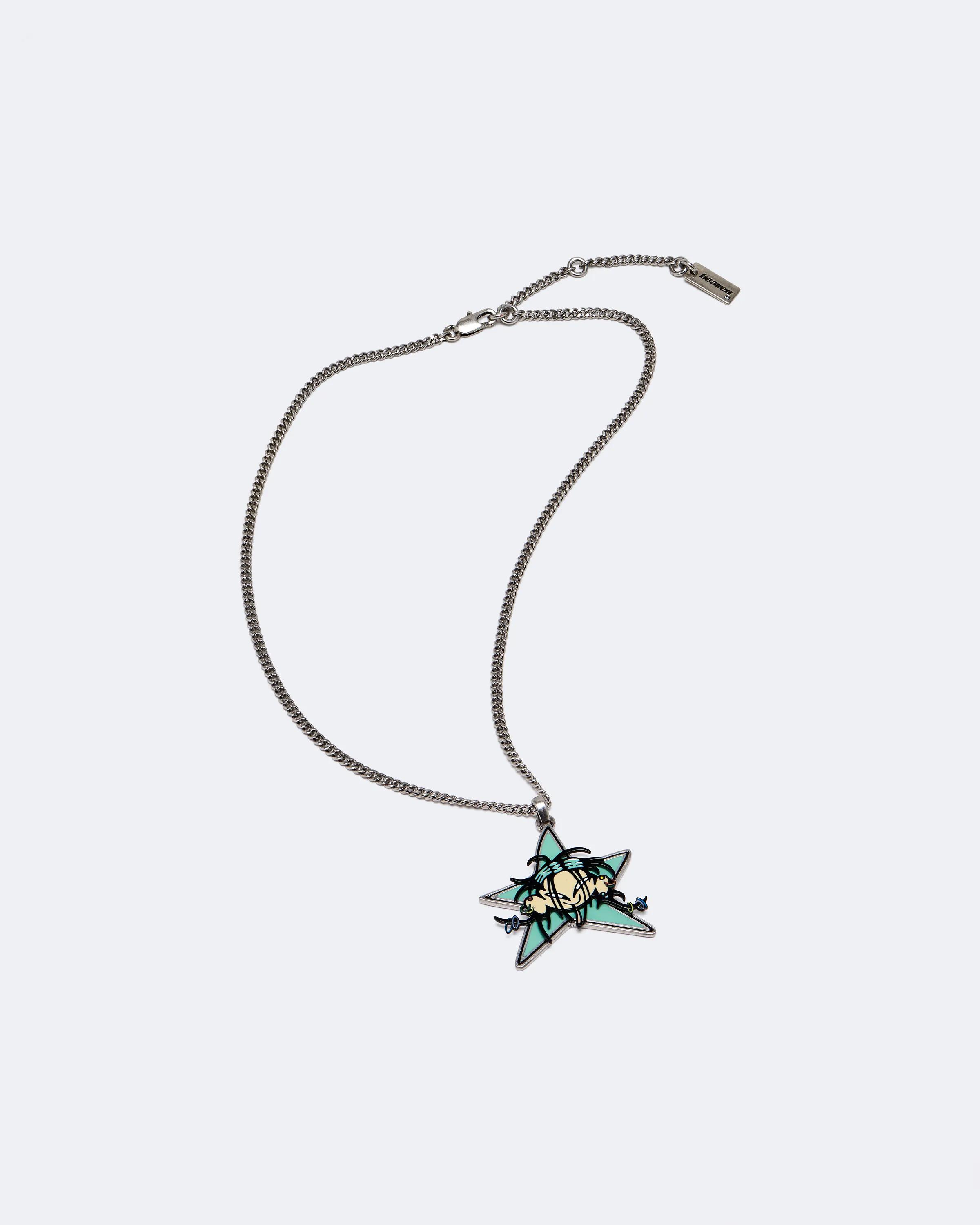 MARC JACOBS Marc Jacobs Star Pendant Necklace in Aged Silver Multi　MARC JACOBS マーク ジェイコブス スター ペンダント ネックレス エイジド シルバー マルチ MARC