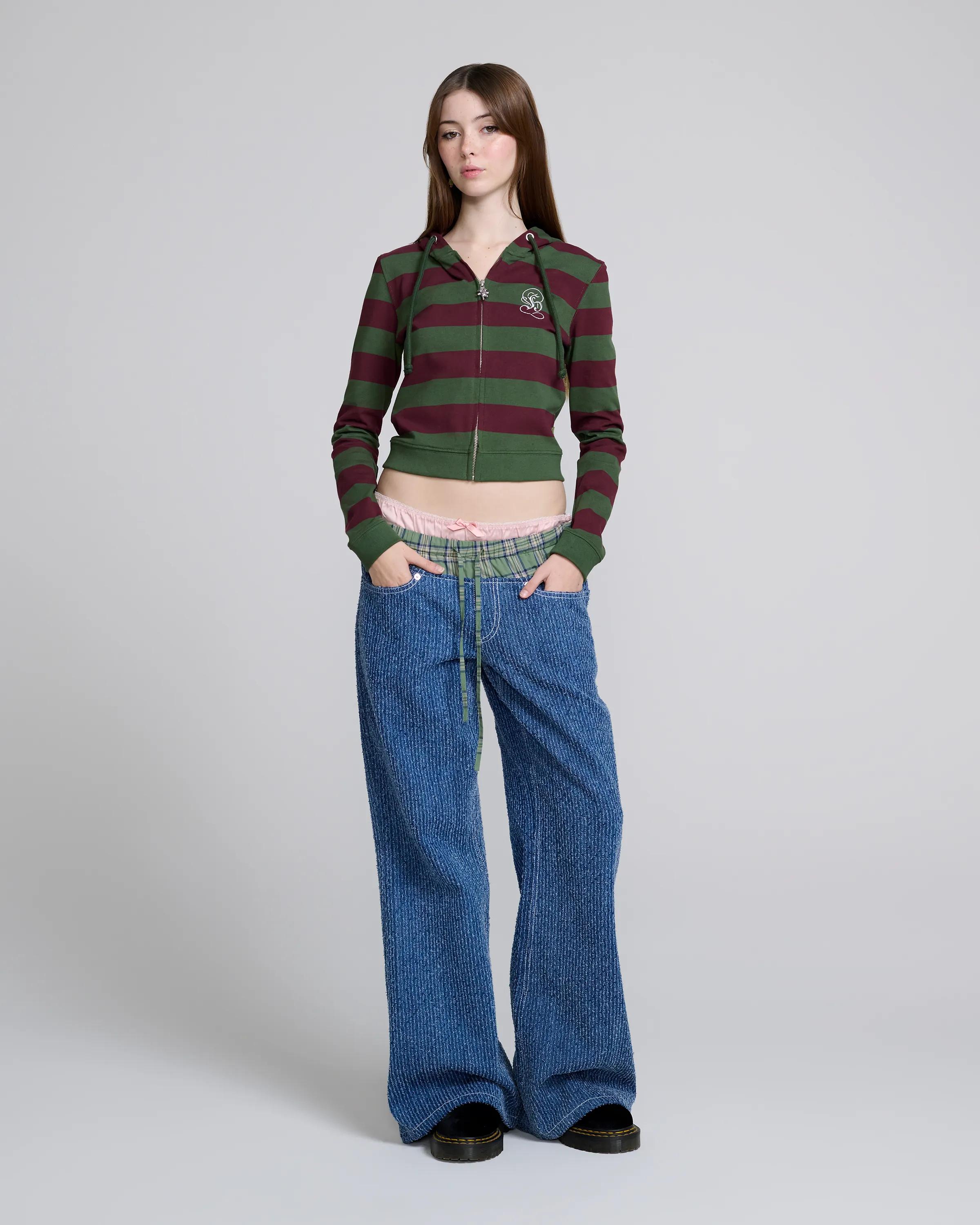 MARC JACOBS Marc Jacobs Shredded Boxer Jeans in Indigo, Size XL　MARC JACOBS マーク ジェイコブス シュレッド ボクサー ジーンズ インディゴ、サイズ XL MARC