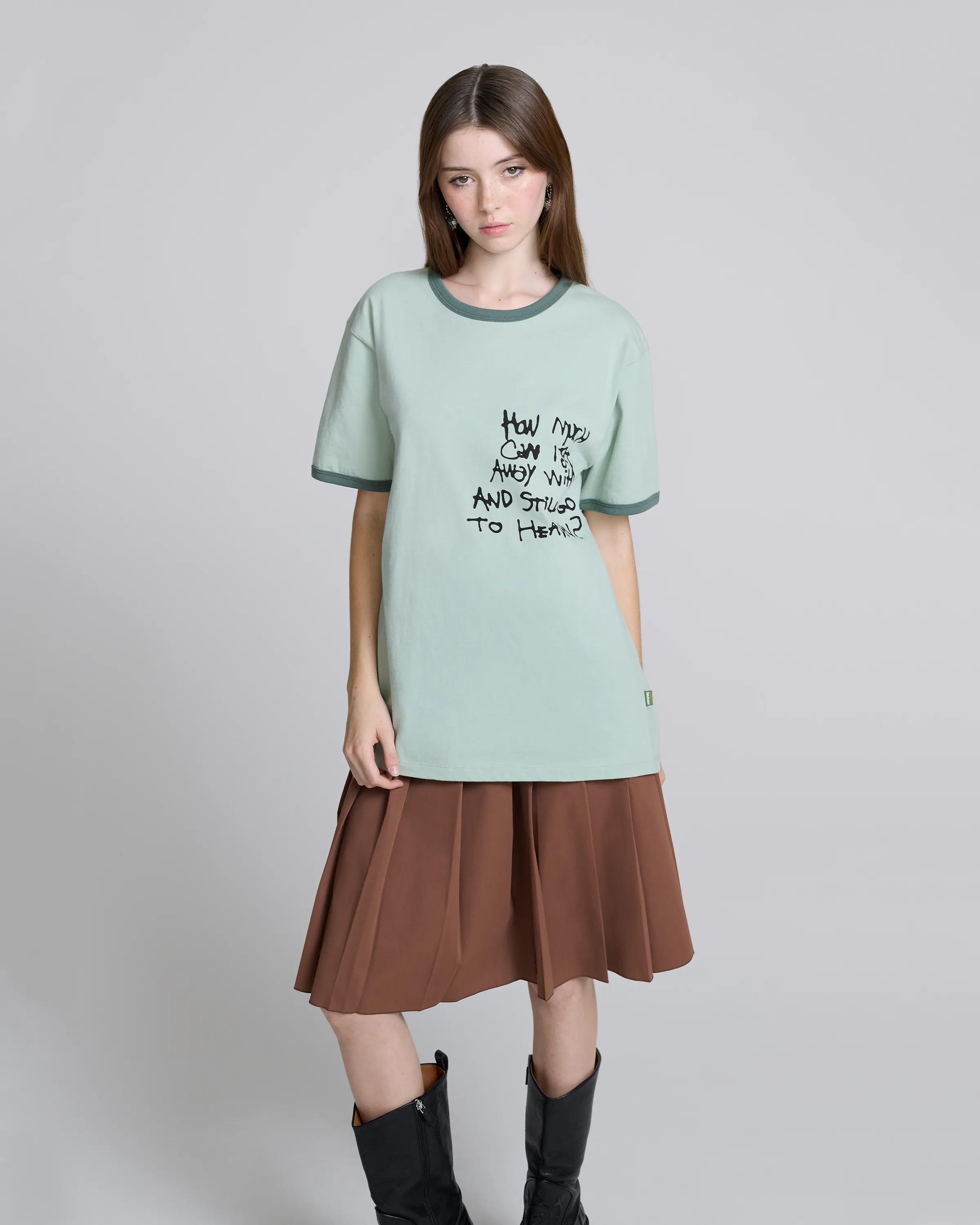 MARC JACOBS Marc Jacobs I Want To Go To Heaven Tee in Light Green, Size XL　MARC JACOBS マーク ジェイコブス I Want To Go To Heaven Tシャツ ライトグリーン、サイズ XL MARC