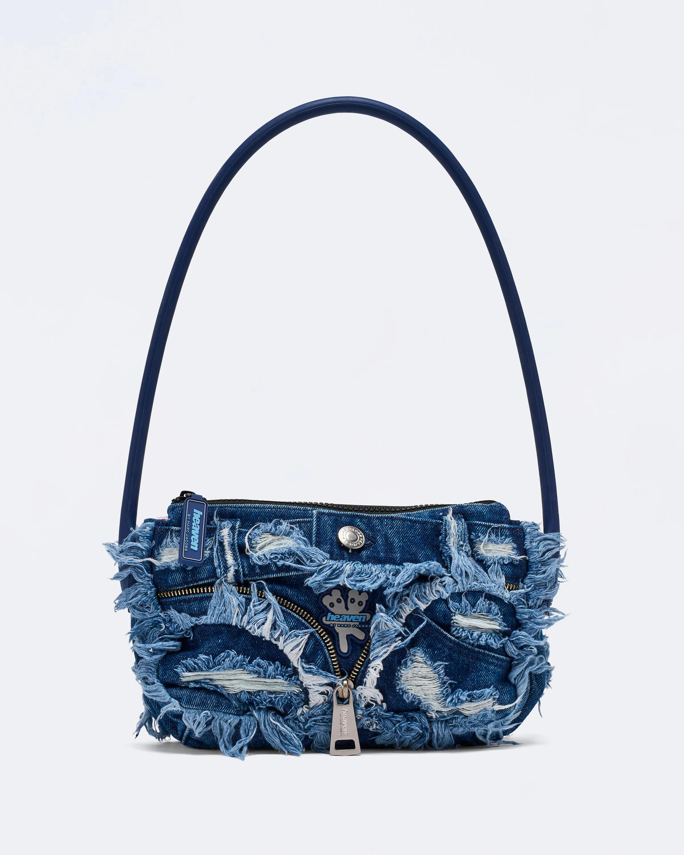 MARC JACOBS Marc Jacobs Denim Shoulder Bag in Denim Blue　MARC JACOBS マークジェイコブス デニム ショルダーバッグ デニムブルー MARC