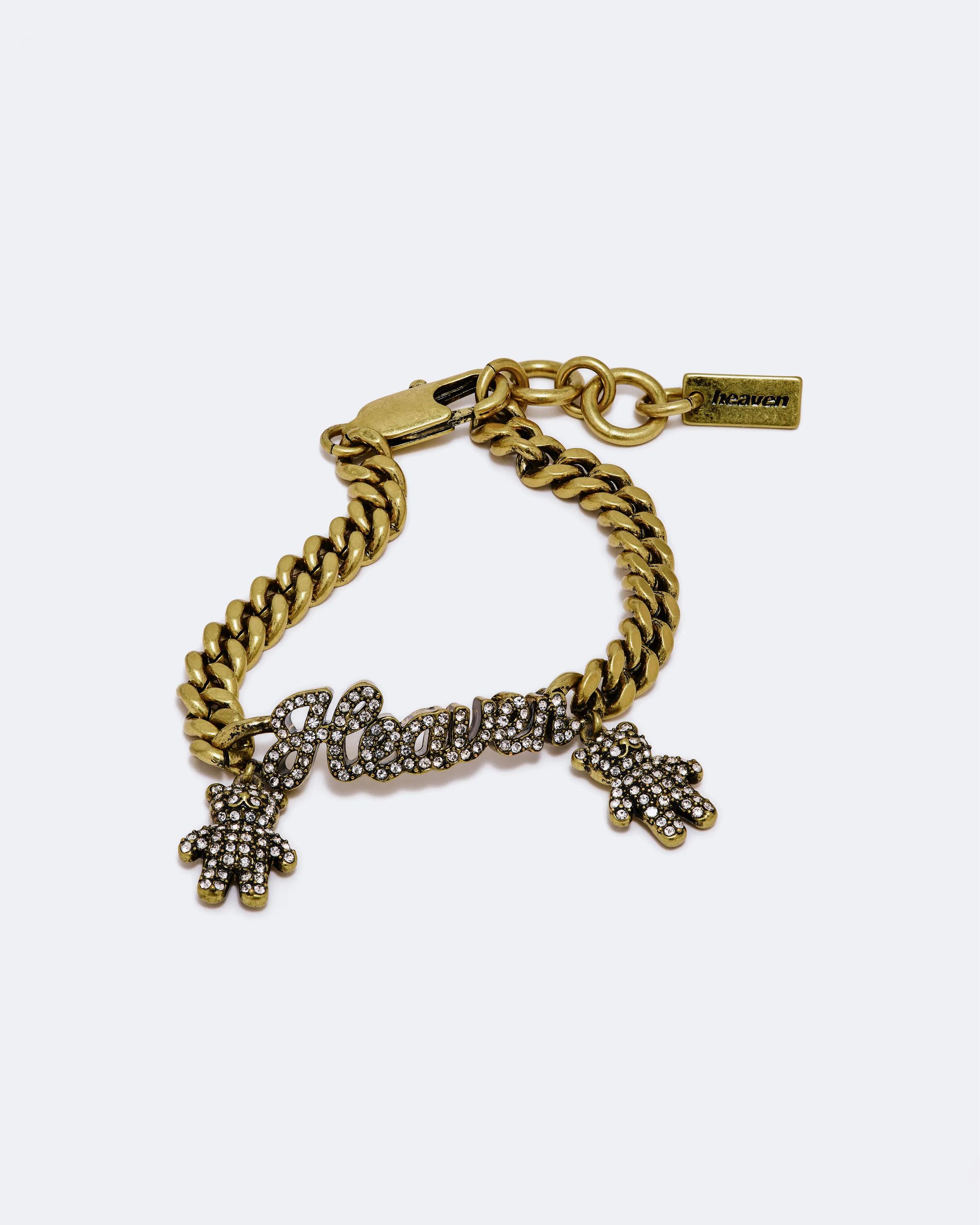 MARC JACOBS Marc Jacobs Heaven Pave Bracelet in Brass Ox/Crystal　MARC JACOBS マーク ジェイコブス ヘブン パヴェ ブレスレット (ブラス オックス/クリスタル) MARC