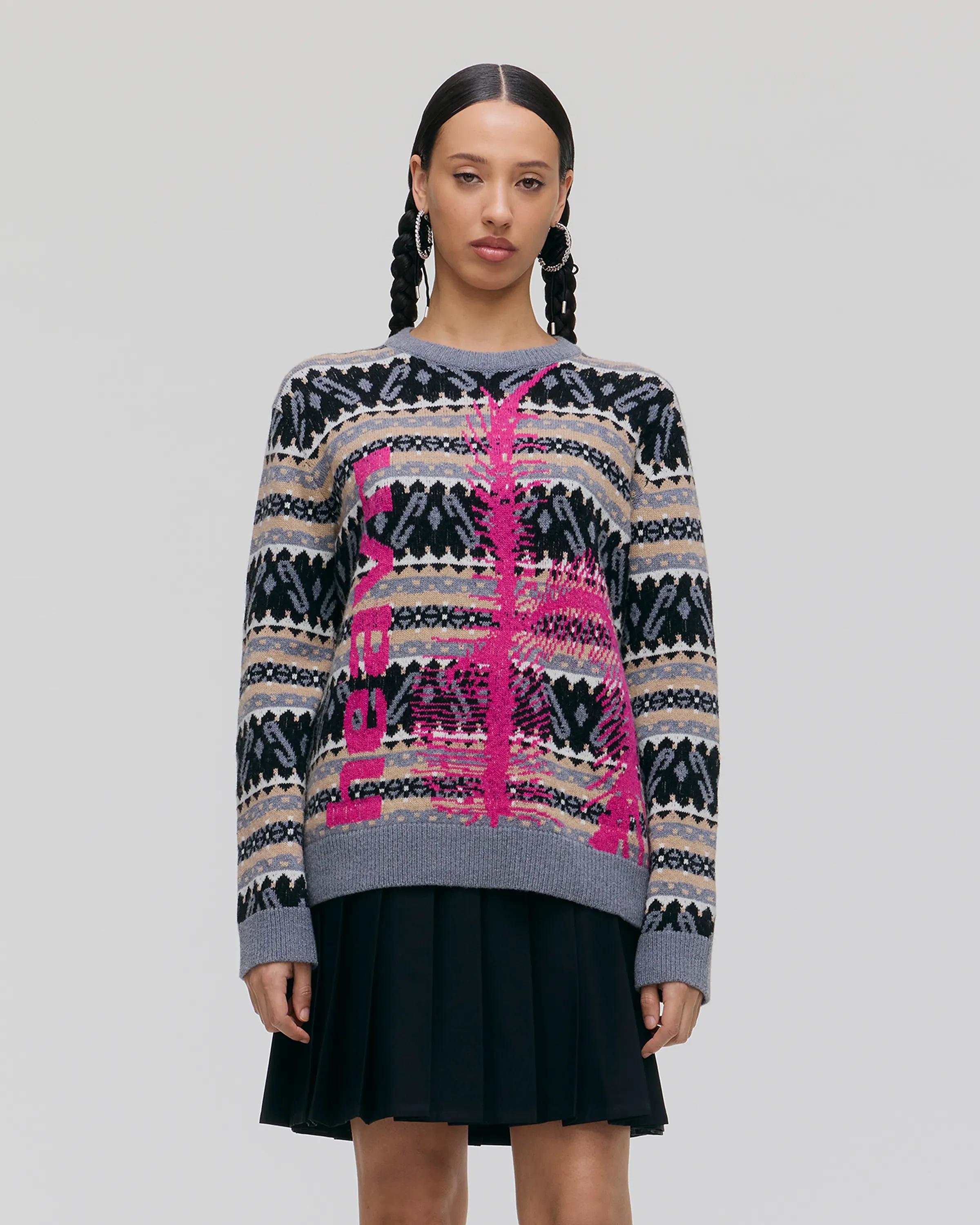 MARC JACOBS Marc Jacobs Kei'S Heaven Sweater in Multi, Size XL　MARC JACOBS マーク ジェイコブス Kei's Heaven セーター マルチ、サイズ XL MARC
