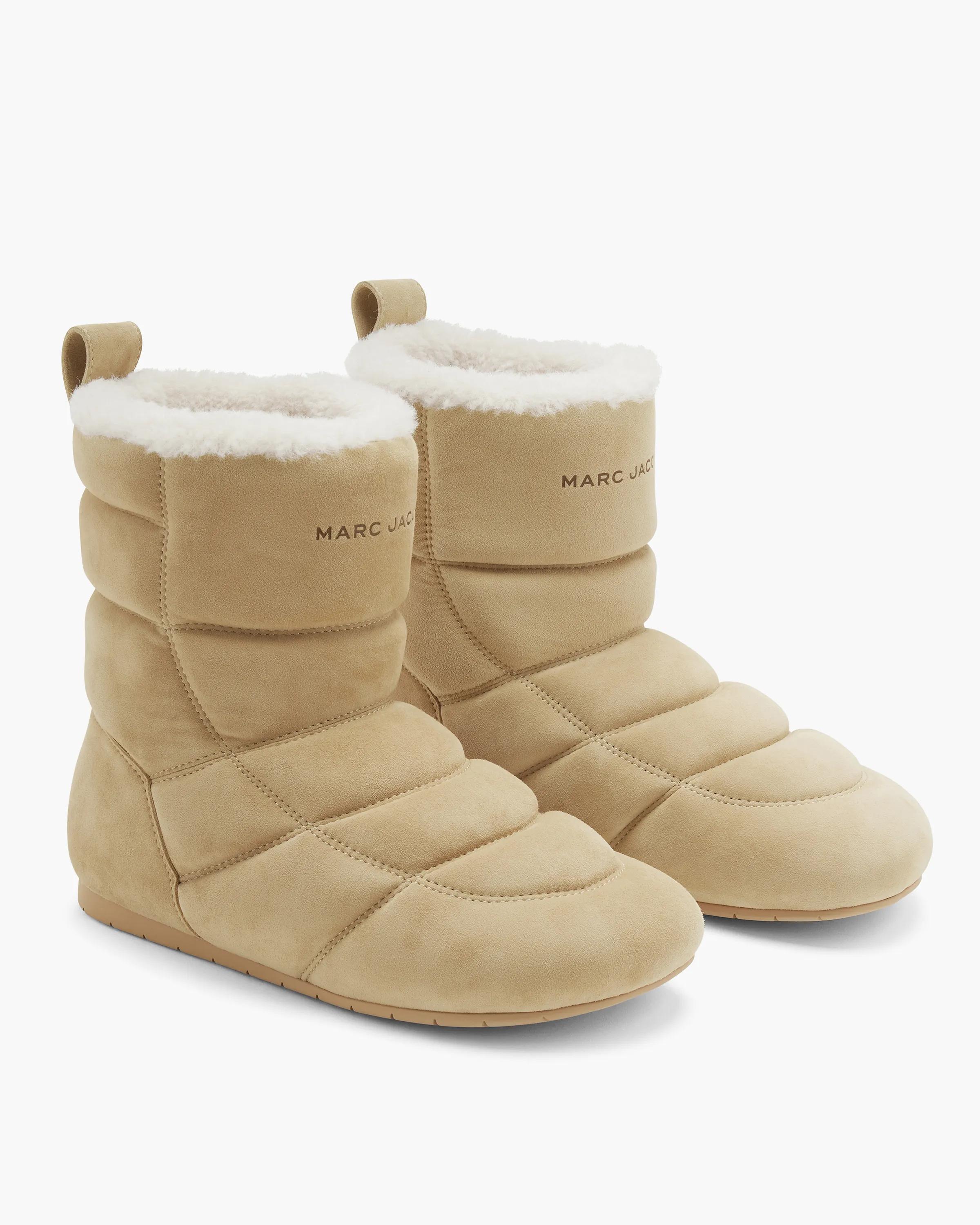 MARC JACOBS Marc Jacobs The Suede Aspen Winter Boots in Iced Coffee, Size 38