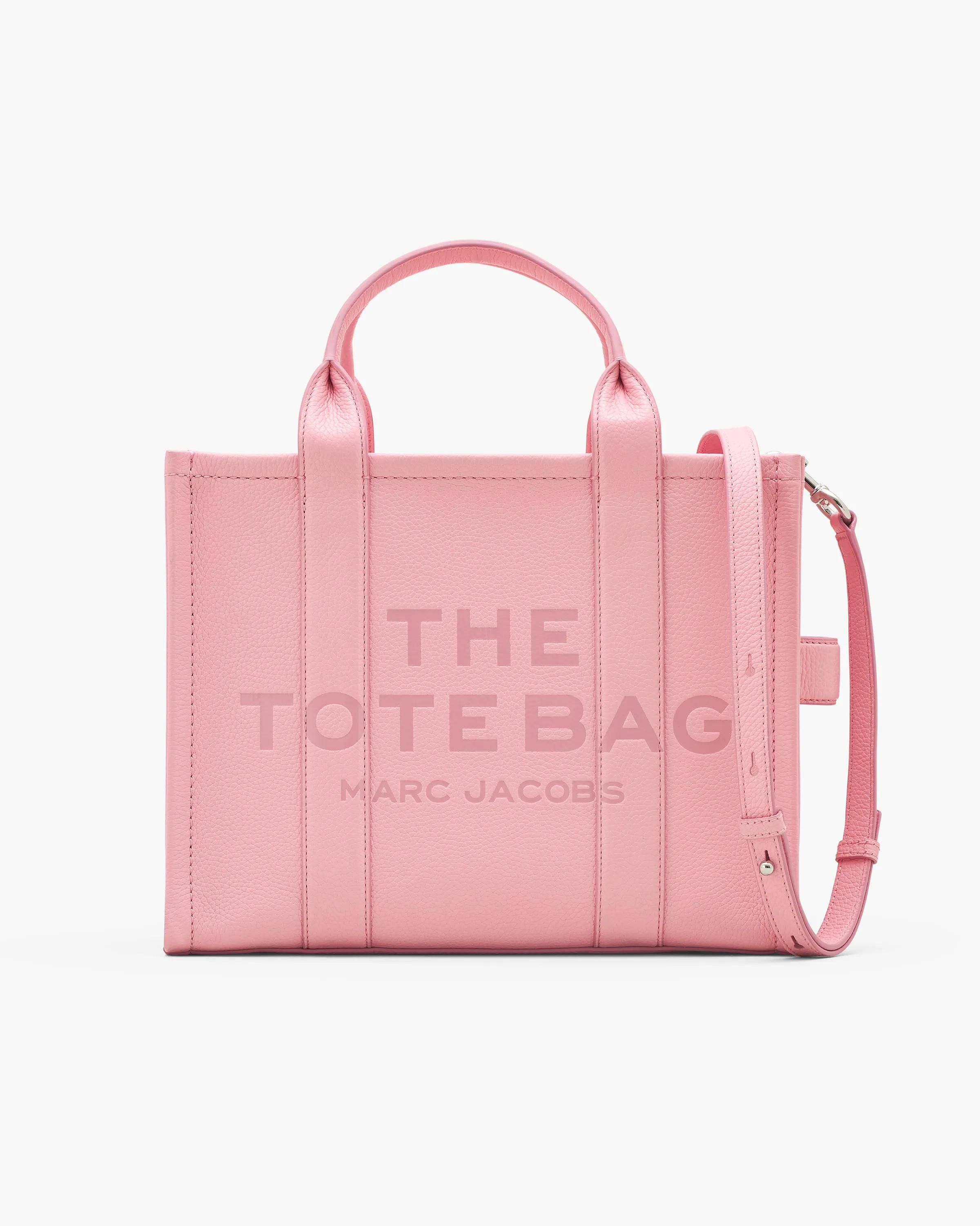 MARC JACOBS Marc Jacobs The Leather Medium Tote Bag in Ribbon Pink　MARC JACOBS マーク ジェイコブス ザ レザー ミディアム トートバッグ リボン ピンク MARC