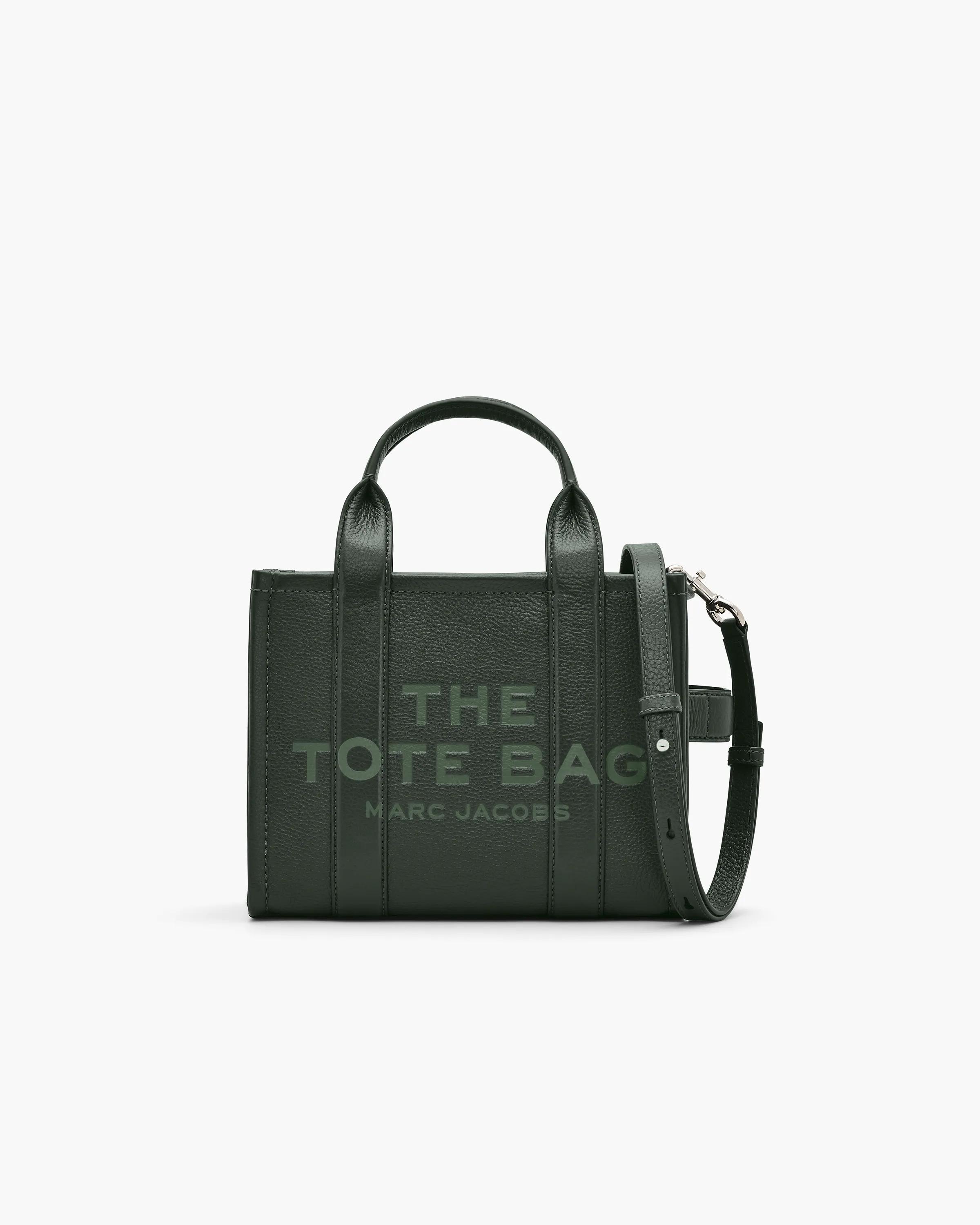 MARC JACOBS Marc Jacobs The Leather Small Tote Bag in Ivy　MARC JACOBS マーク ジェイコブス レザー スモール トートバッグ (アイビー) MARC