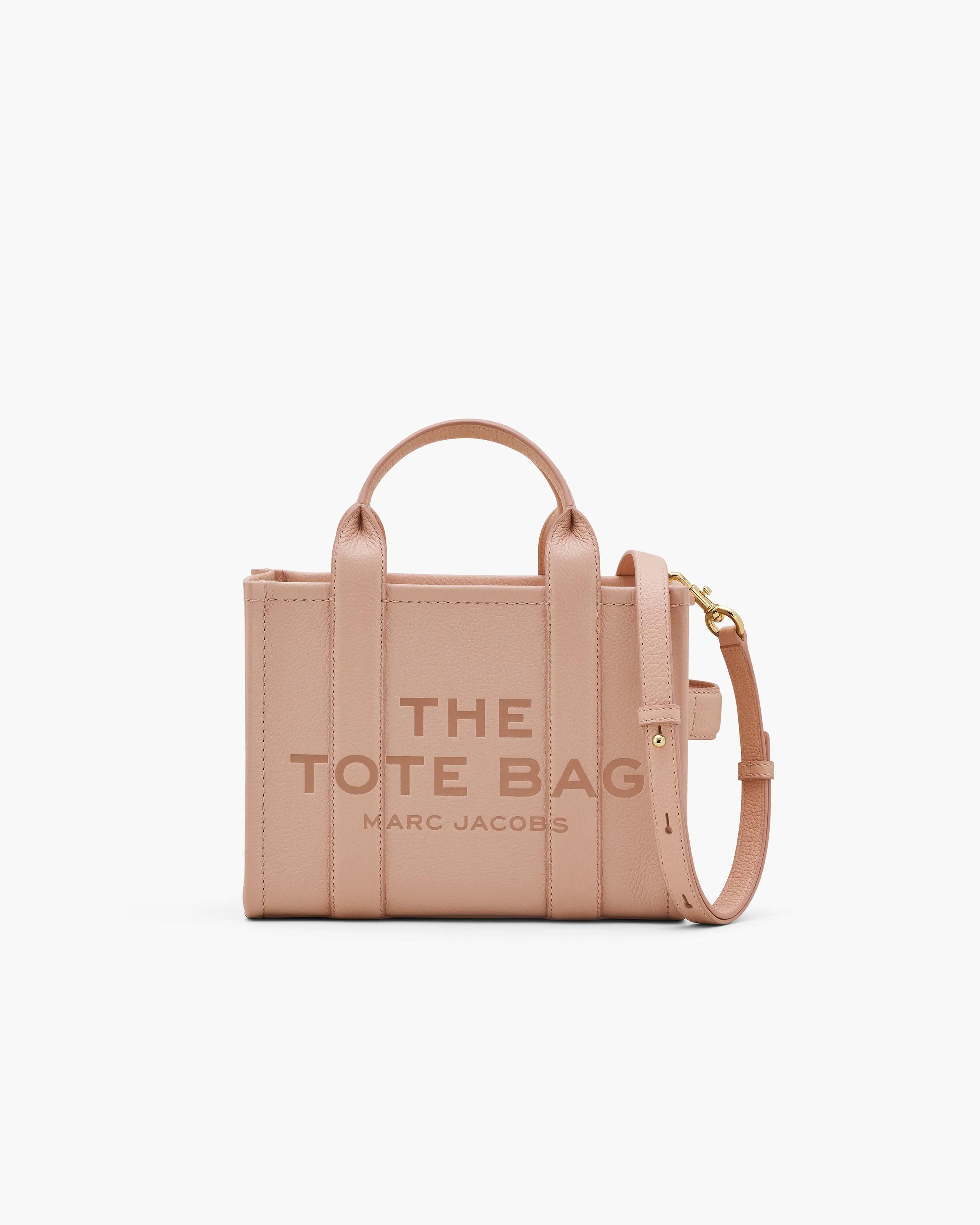 MARC JACOBS Marc Jacobs The Leather Small Tote Bag in Rose　MARC JACOBS マーク ジェイコブス レザー スモール トート バッグ (ローズ) MARC