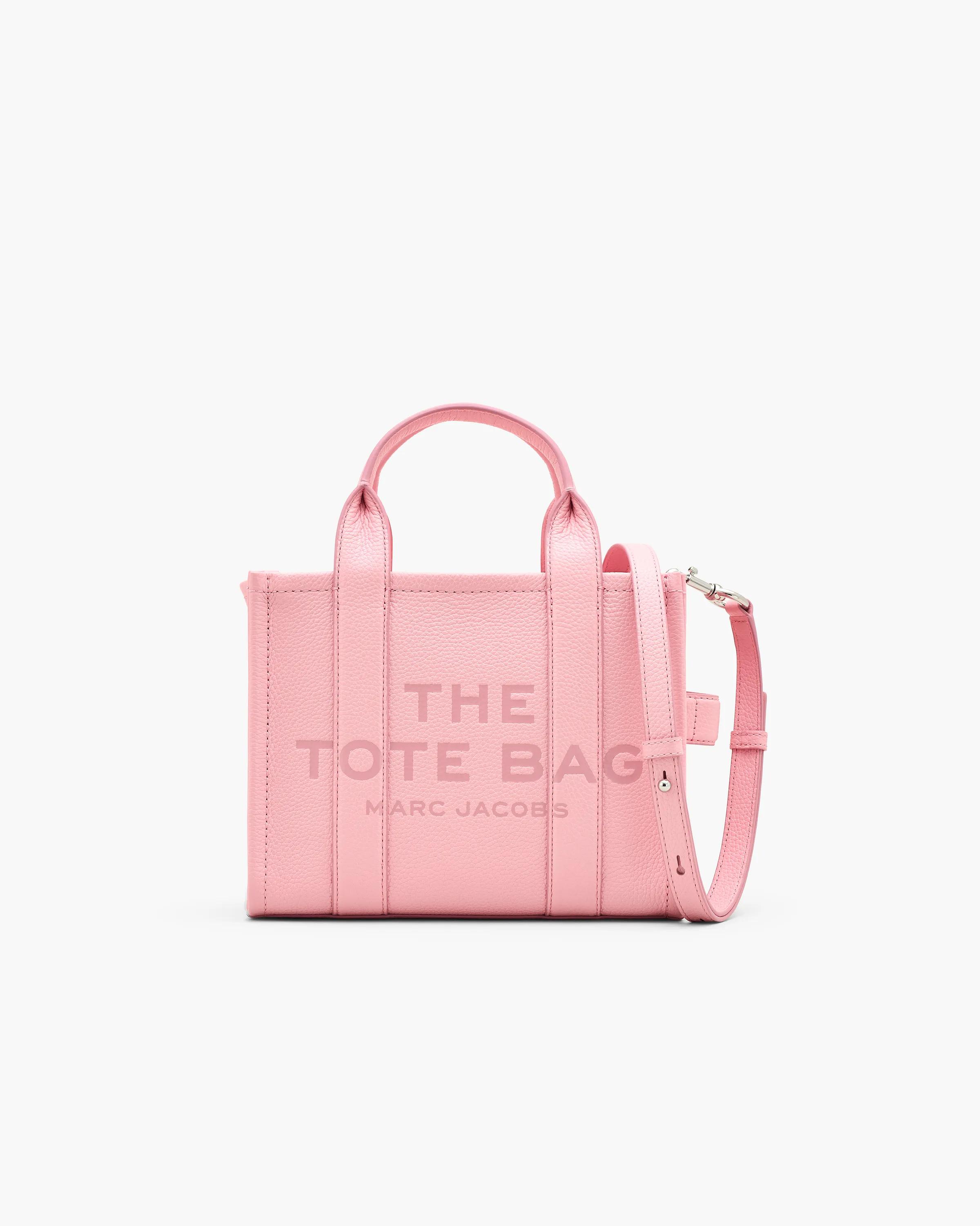 MARC JACOBS Marc Jacobs The Leather Small Tote Bag in Ribbon Pink　MARC JACOBS マーク ジェイコブス レザー スモール トートバッグ リボン ピンク MARC