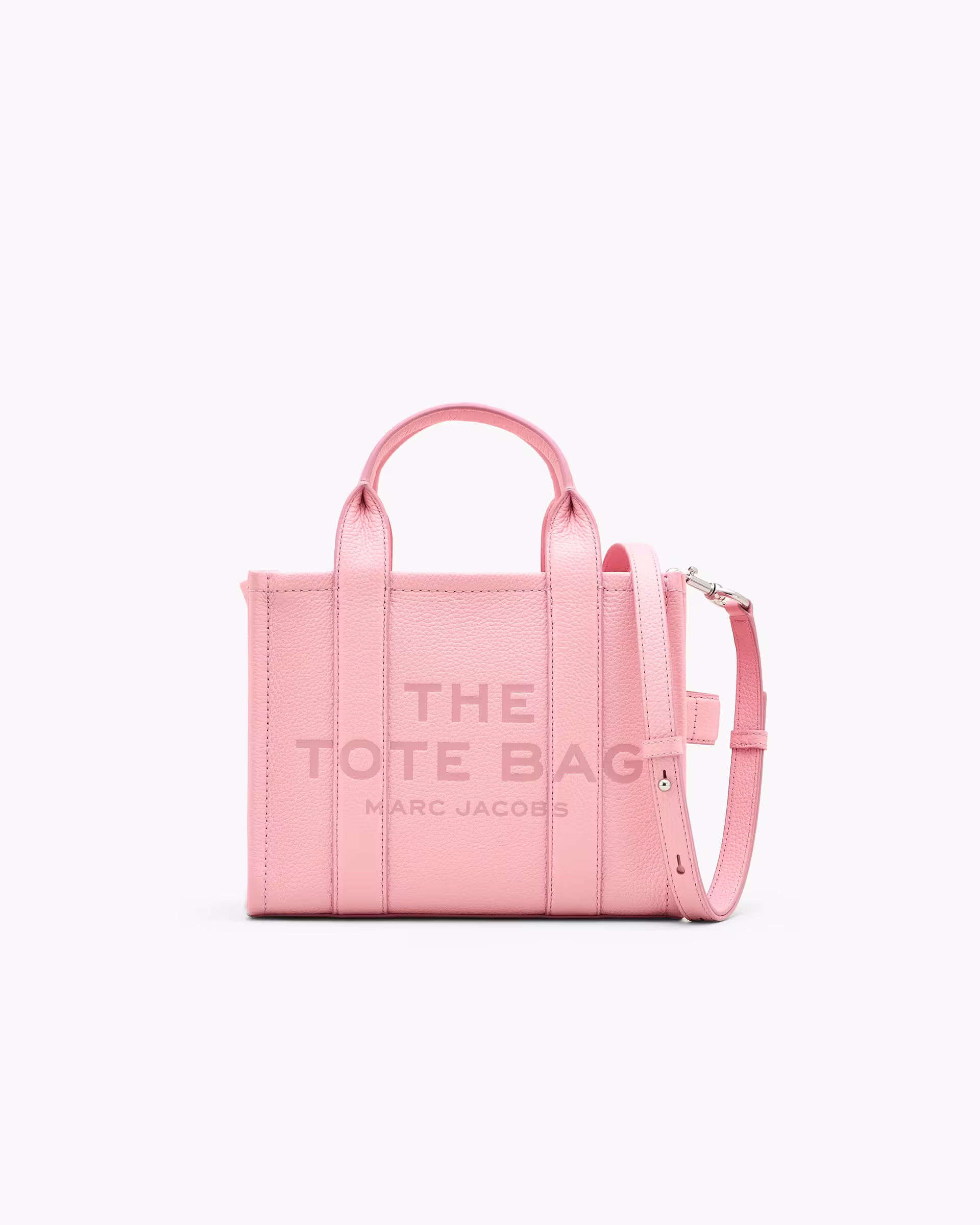 The Leather Small Tote Bag (Ribbon Pink)