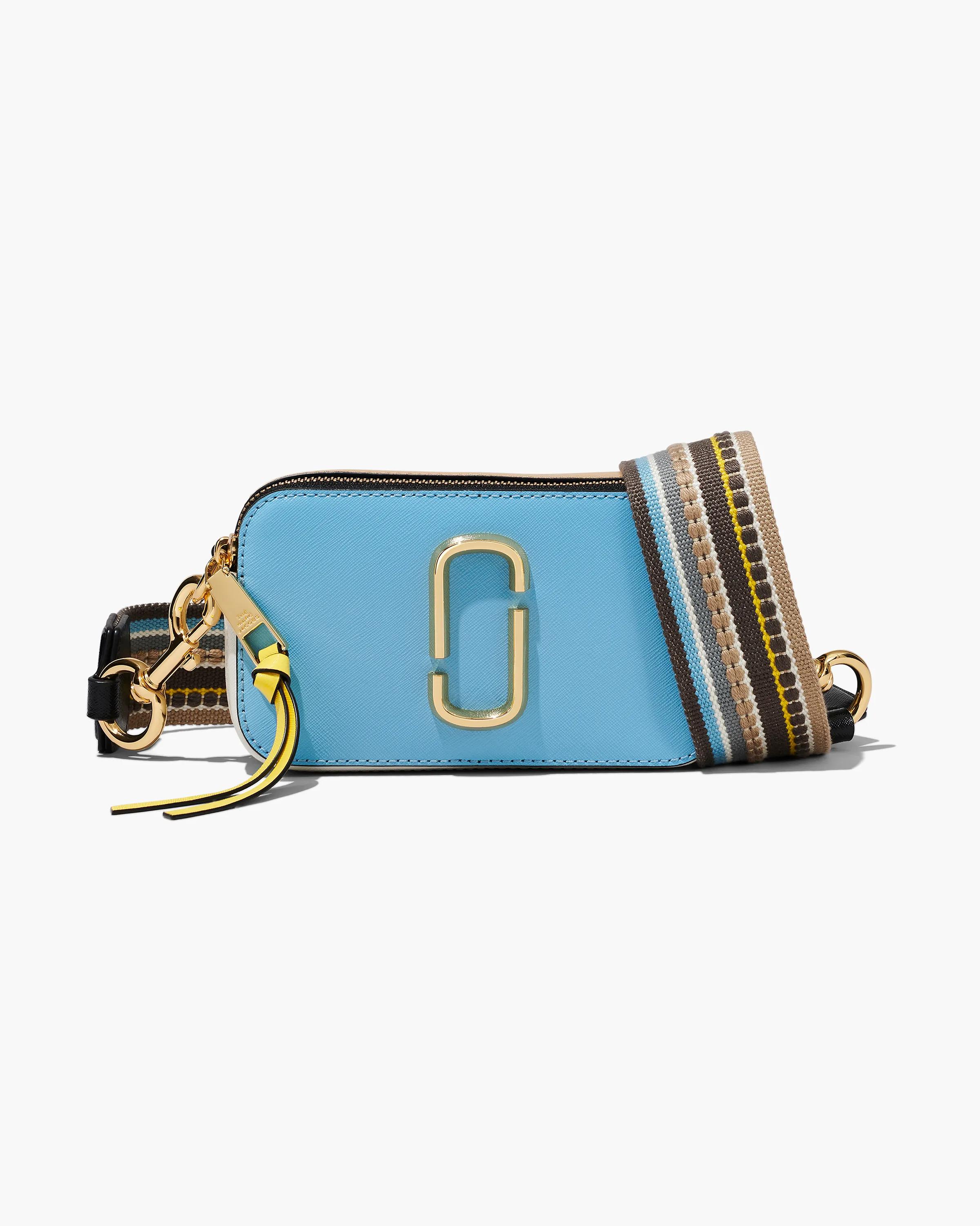 MARC JACOBS Marc Jacobs The Snapshot Bag in Air Blue Multi　MARC JACOBS マーク ジェイコブス ザ スナップショット バッグ エア ブルー マルチ MARC
