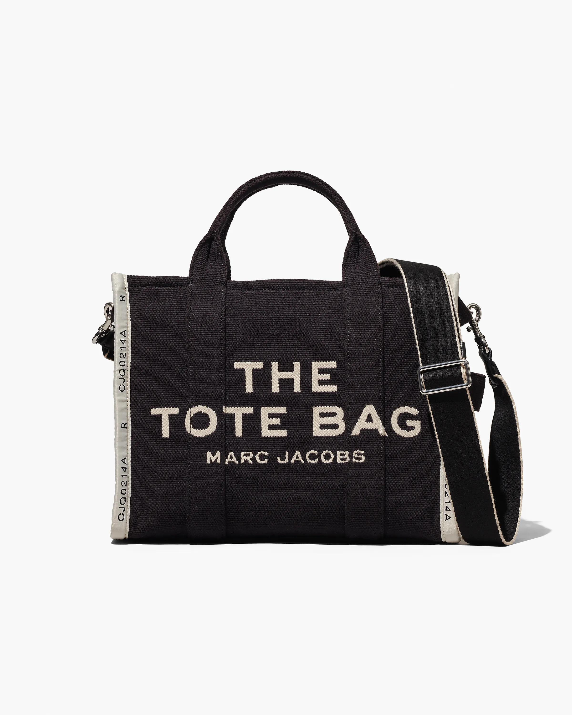MARC JACOBS Marc Jacobs The Jacquard Medium Tote Bag in Black　MARC JACOBS マーク ジェイコブス ザ ジャカード ミディアム トートバッグ ブラック MARC