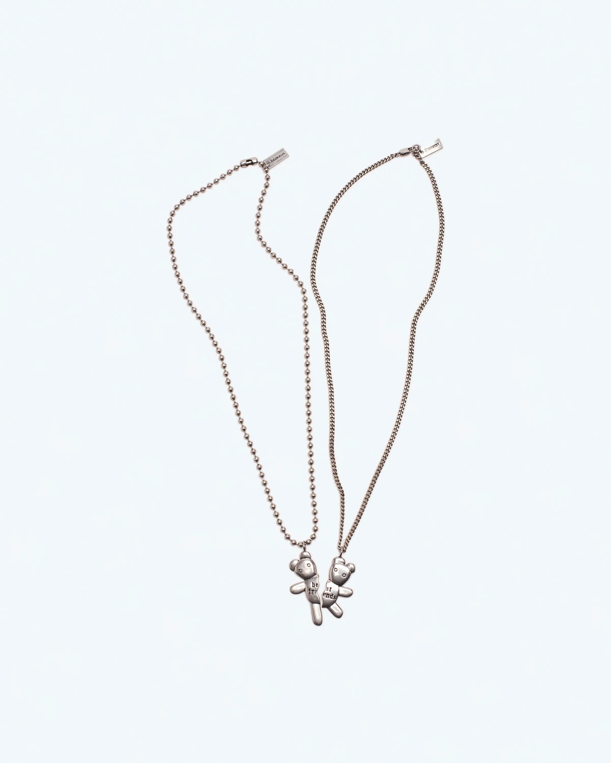 MARC JACOBS Marc Jacobs Friendship Necklace Set in Silver Ox　MARC JACOBS マーク ジェイコブス フレンドシップ ネックレス セット シルバー オックス MARC