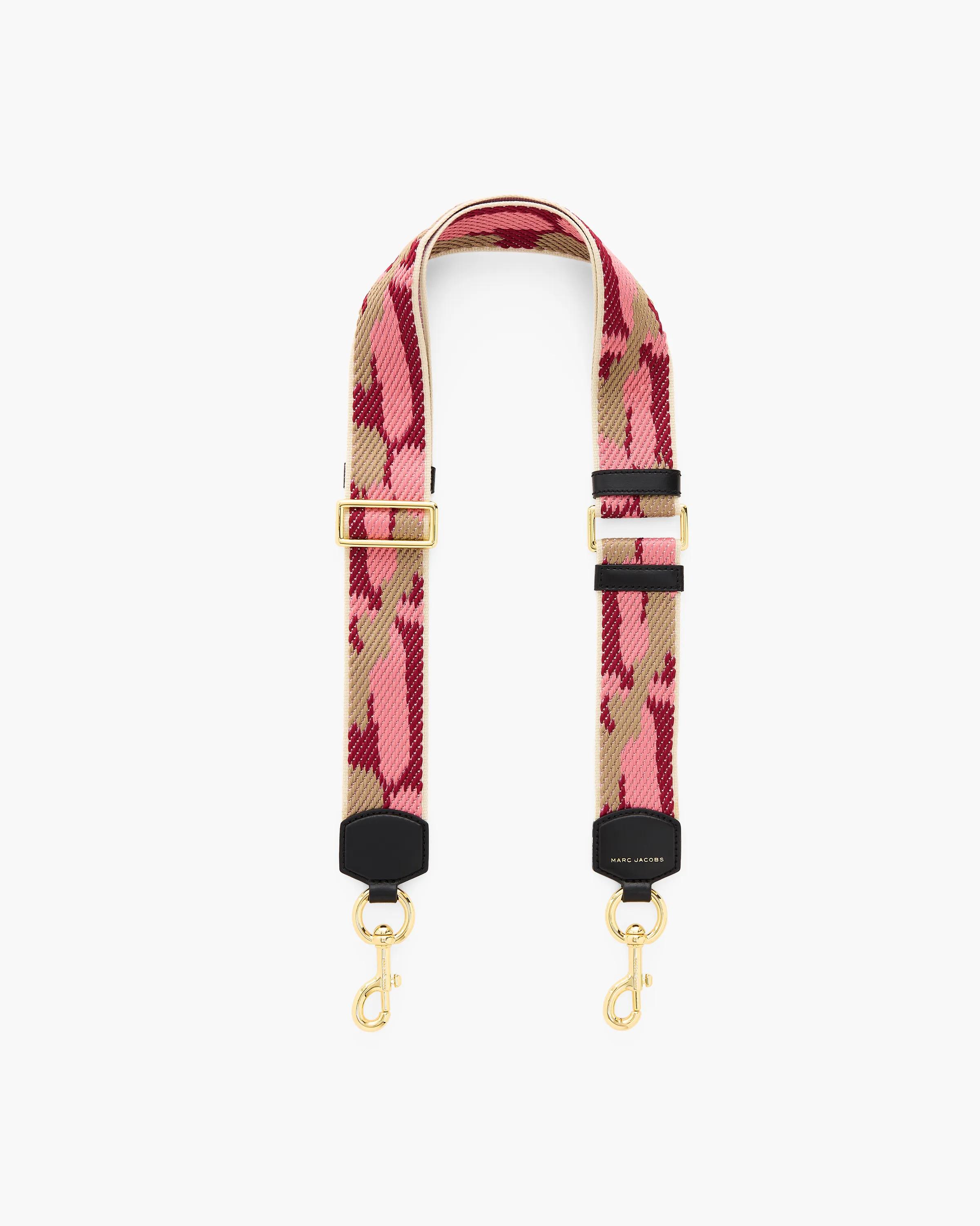 MARC JACOBS Marc Jacobs The Multi Stitch Webbing Strap in Vachetta Red Multi　MARC JACOBS マーク ジェイコブス マルチ ステッチ ウェビング ストラップ バケッタ レッド マルチ MARC